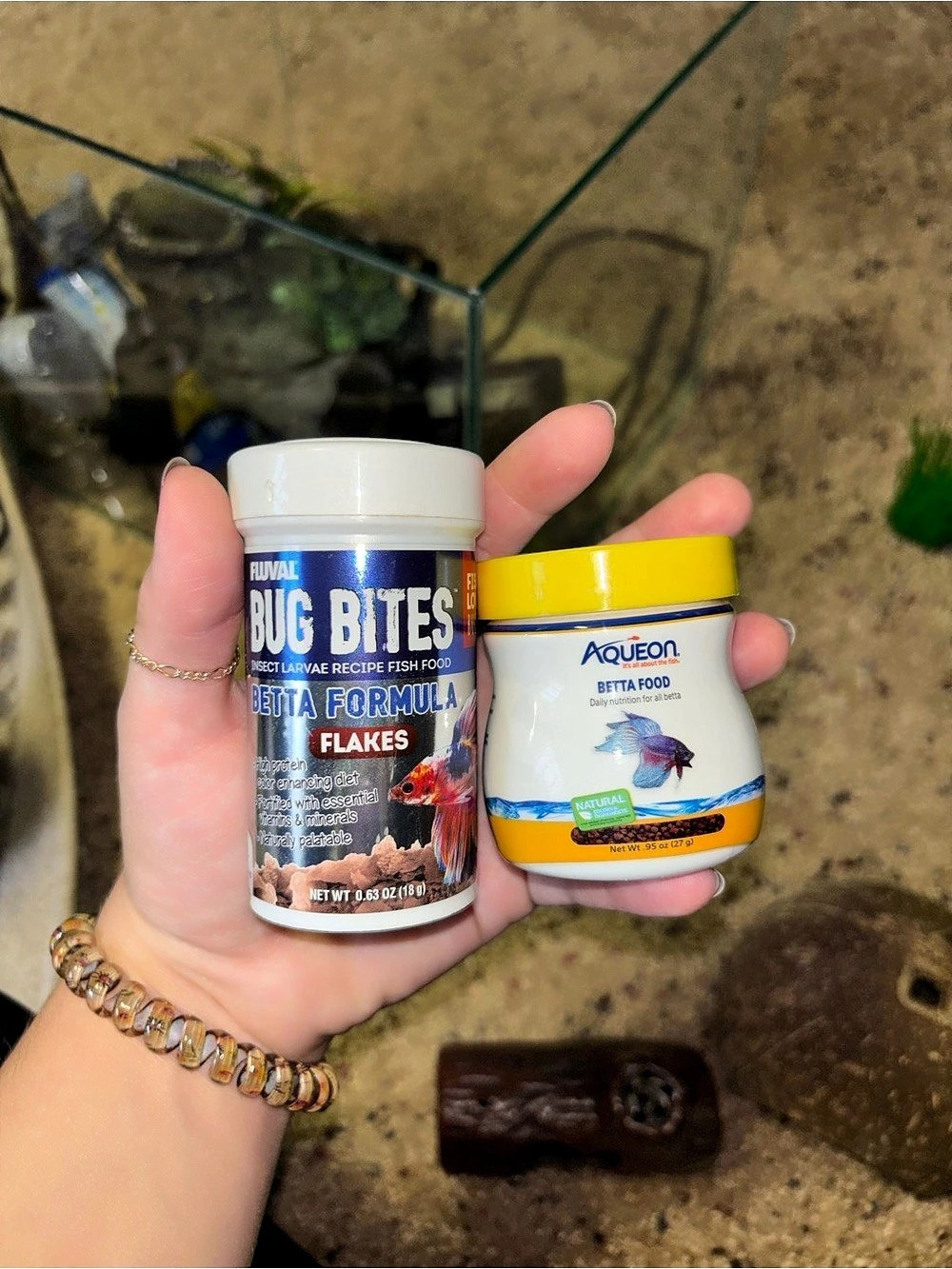 Bug Bites Betta Formula Flakes and Betta Pellets